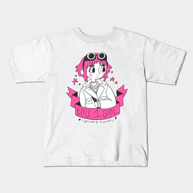 This One Girl (Ramona) Kids T-Shirt by Andyn